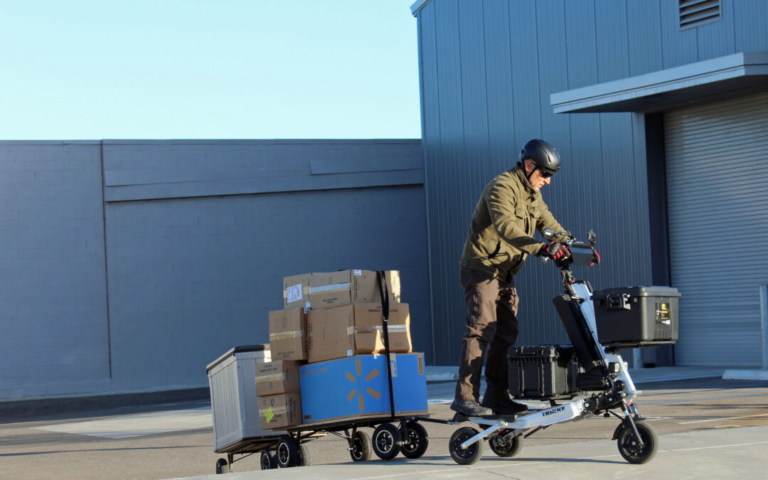 The Trikke Cargo System: A game-changer for last-mile deliveries and more
