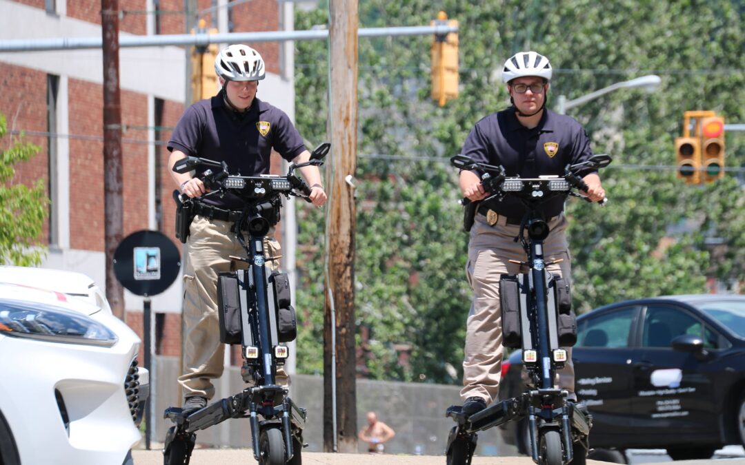 Three-wheeling cops in Wheeling, West Virginia, garner local media attention