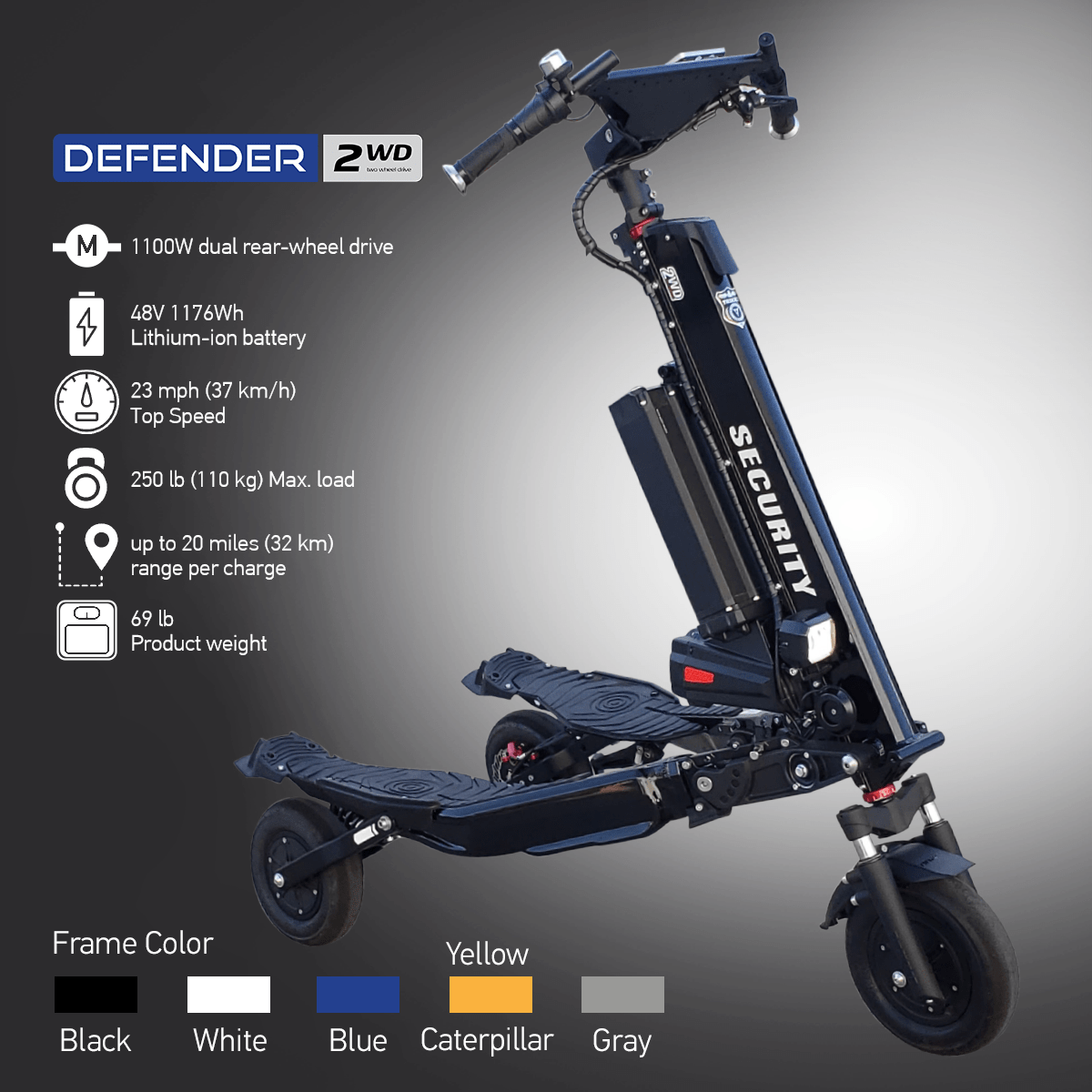 Trikke Defender 2WD