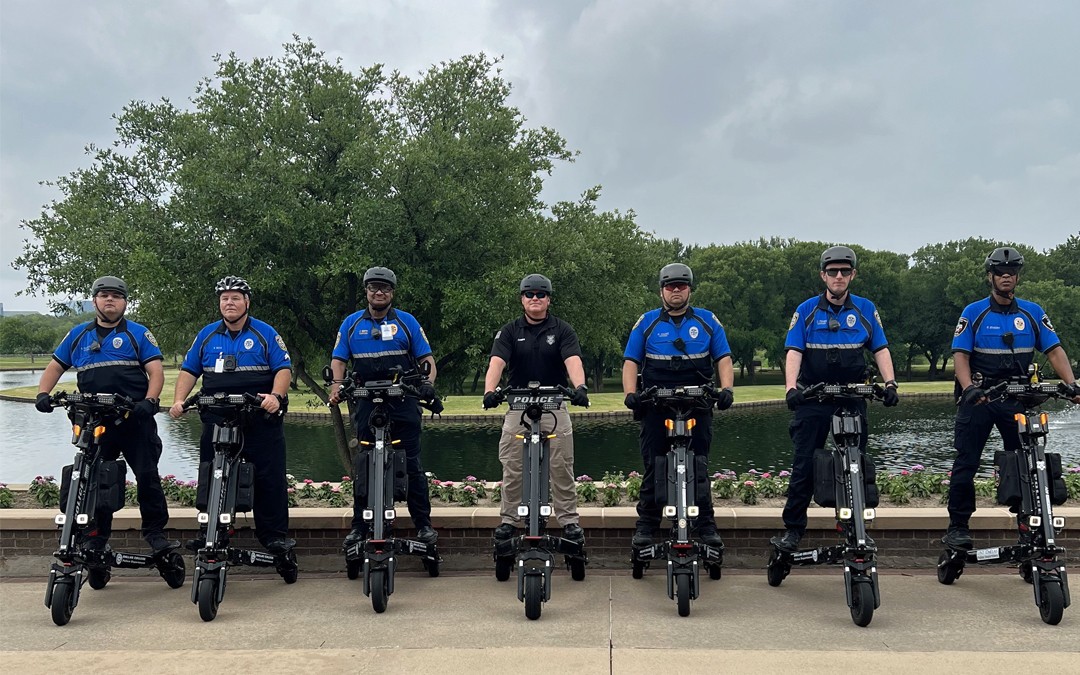 Dallas College Police scooter fleet