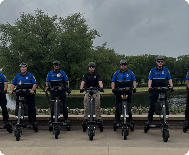 Dallas College Police scooter fleet