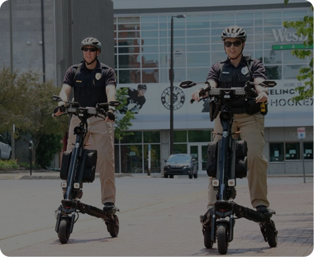 Dallas College Police scooter fleet