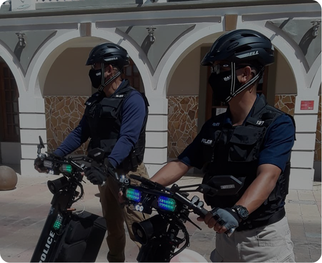 Dallas College Police scooter fleet
