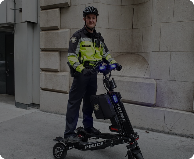 Dallas College Police scooter fleet