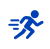 Eye icon on a blue circular badge indicating visibility (a 'show' action)